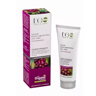 EO Laboratorie -  Odmładzające kremowe serum do twarzy ANTI AGE na noc, 50 ml